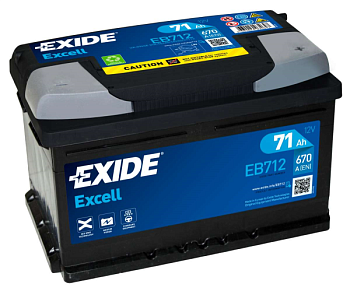 Аккумулятор EXIDE TECHNOLOGIES 71 обратная 